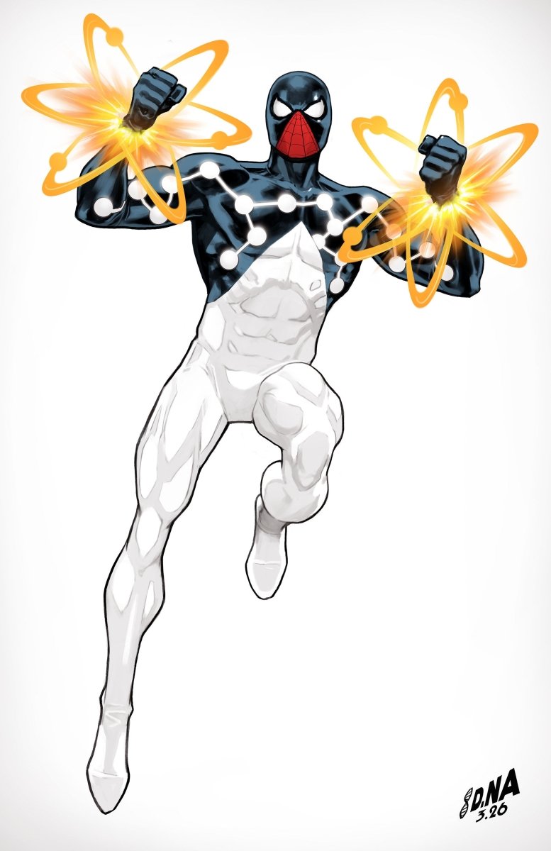 Amazing Spider - Man 27 David Nakayama Color Block White Full Art 1:50 Ratio Variant [Ds] - Walt's Comic Shop