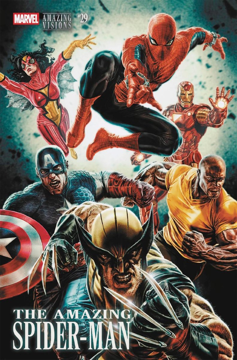 Amazing Spider - Man 29 Lee Bermejo Amazing Visions Variant - Walt's Comic Shop