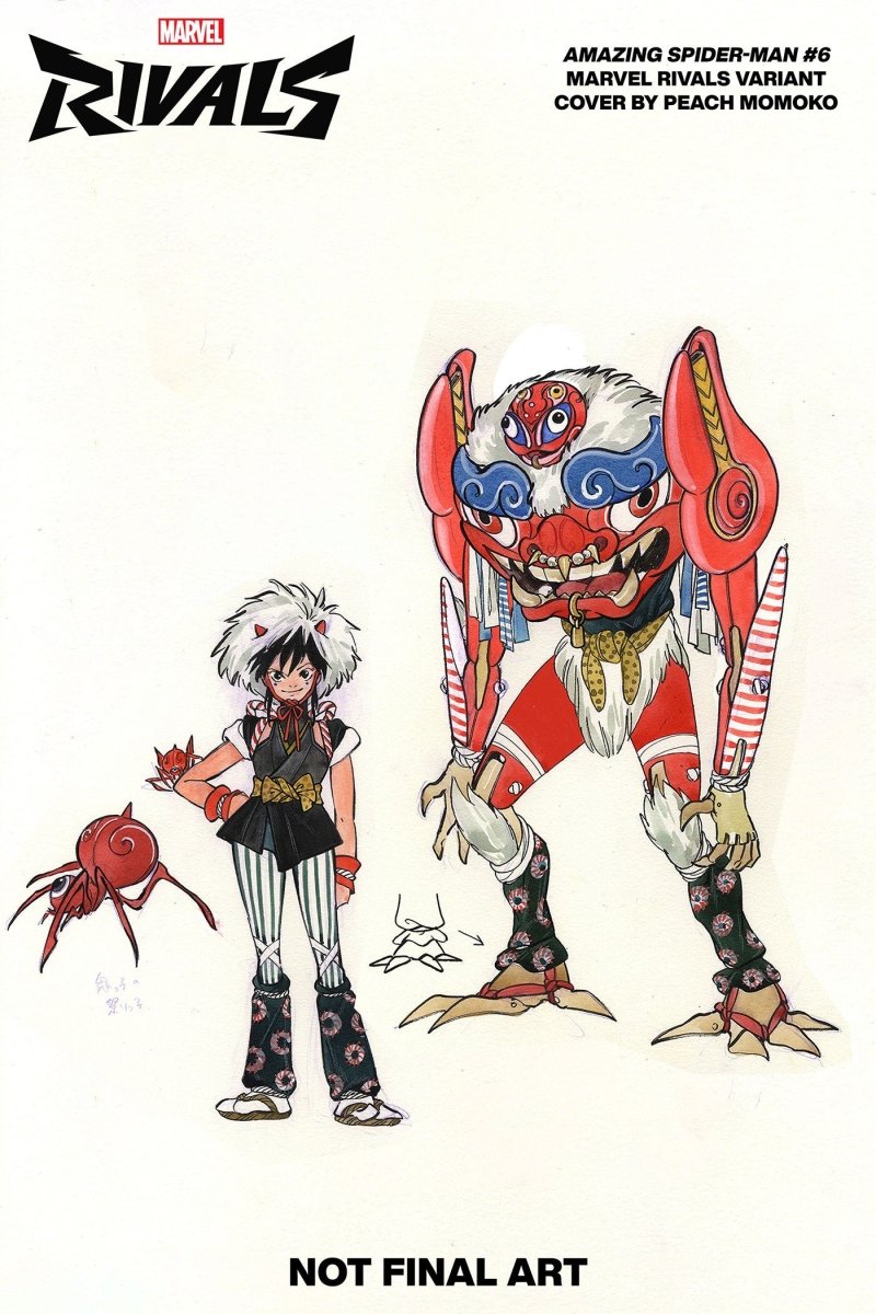 Amazing Spider - Man 6 Peach Momoko Marvel Rivals Variant - Walt's Comic Shop