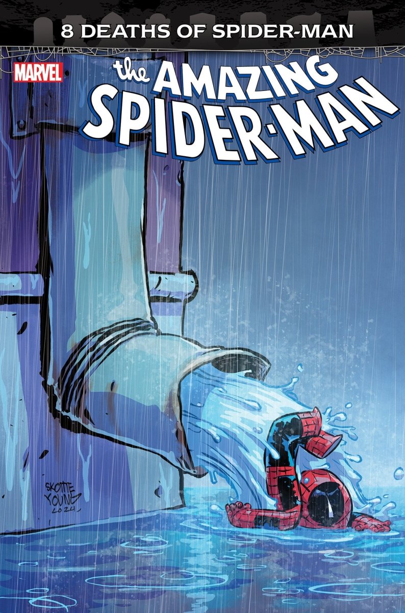 Amazing Spider - Man #66 Skottie Young 8 Deaths Of Spider - Man Variant *one copy per customer* - Walt's Comic Shop