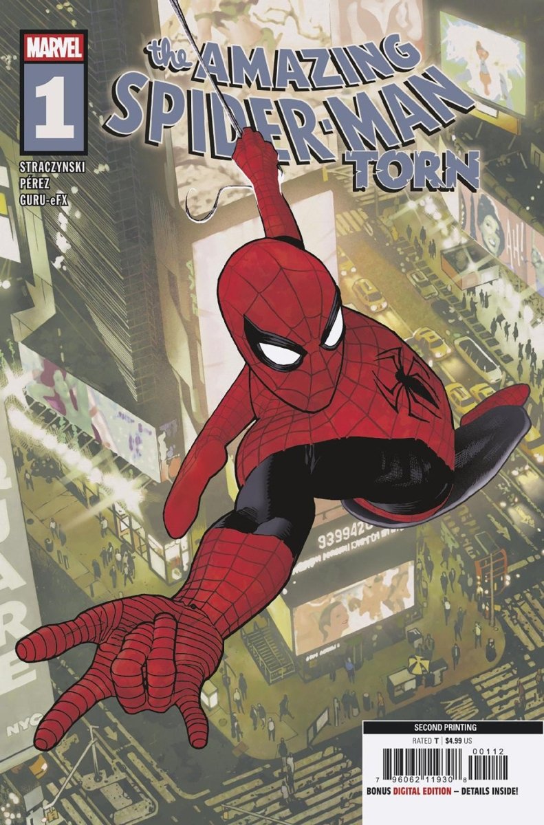 Amazing Spider - Man: Torn 1 Adam Hughes 2 Nd Printing Variant - Walt's Comic Shop