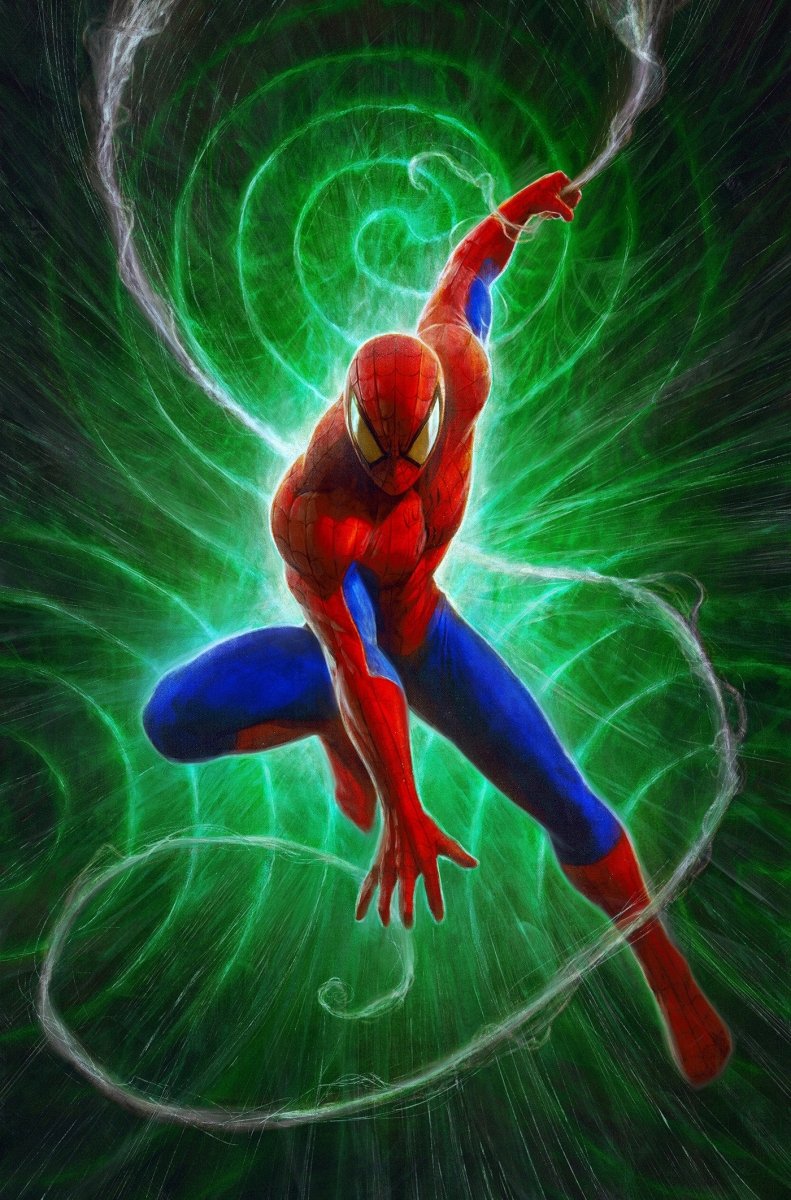 Amazing Spider - Man/Venom: Death Spiral 1 Dave Rapoza Spider - Man Full Art 1:25 Ratio Variant [Ds] - Walt's Comic Shop