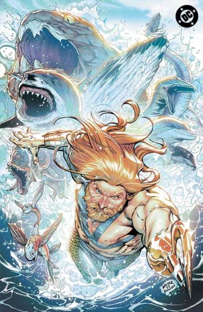 Aquaman #1 Cover D Brad Walker Deep Sea Spot Gloss Foil Variant - Walt's Comic Shop