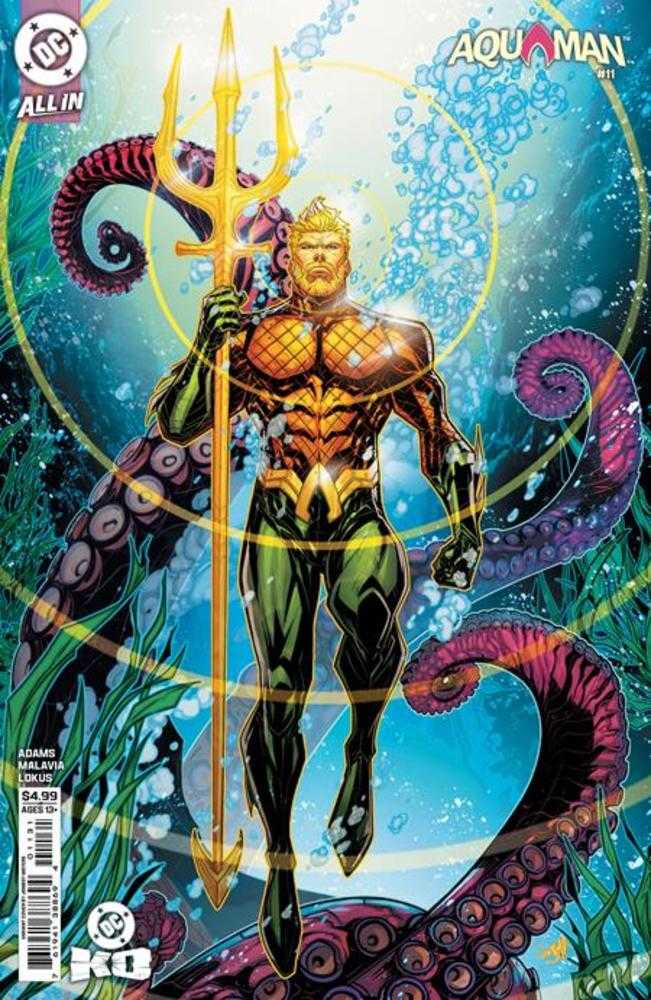Aquaman 11 Cover B Jonboy Meyers Card Stock Variant (DC K.O.) - Walt's Comic Shop