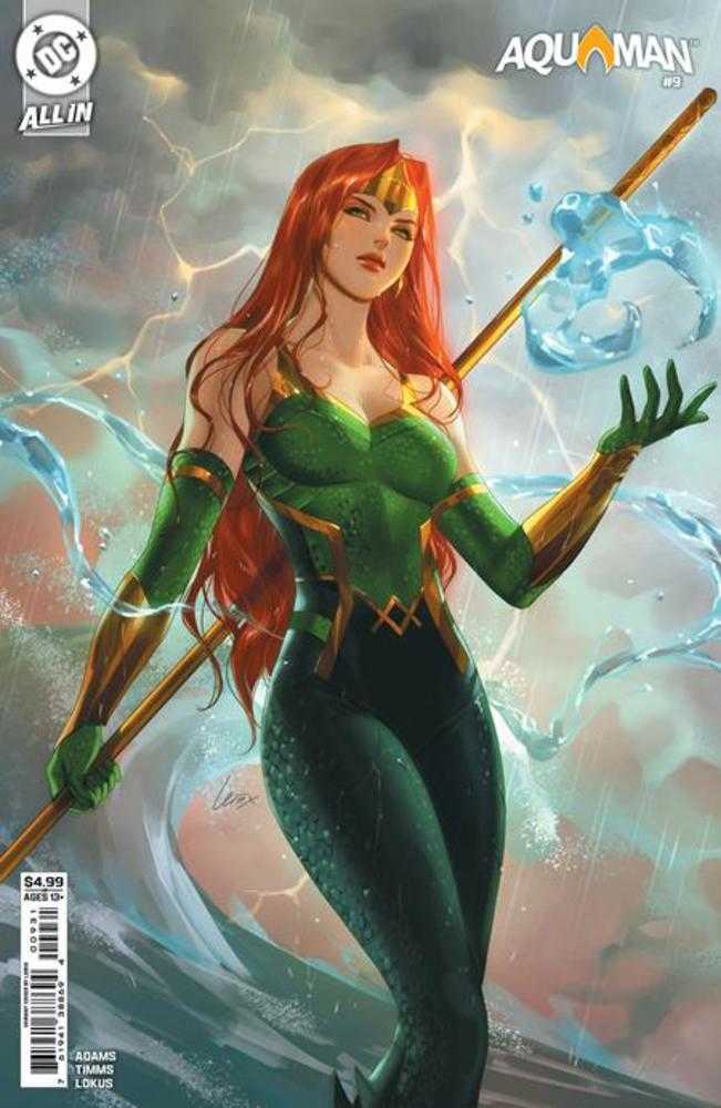 Aquaman 9 Cover C Lesley Leirix Li Card Stock Variant - Walt's Comic Shop