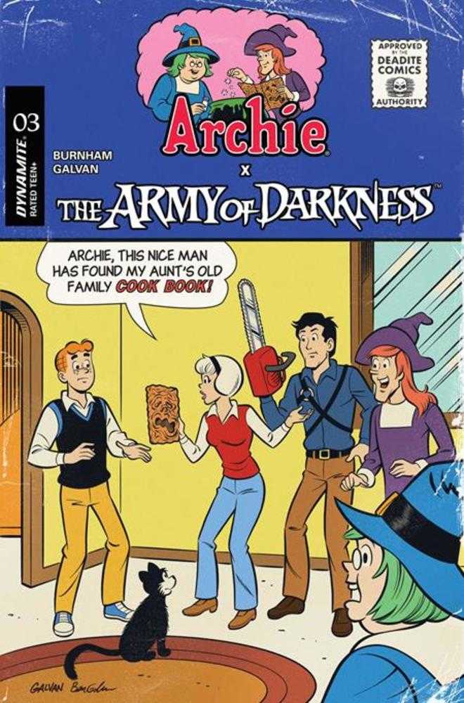 Archie X Army Of Darkness 3 Cover B Bill Galvan Variant - Walt's Comic Shop