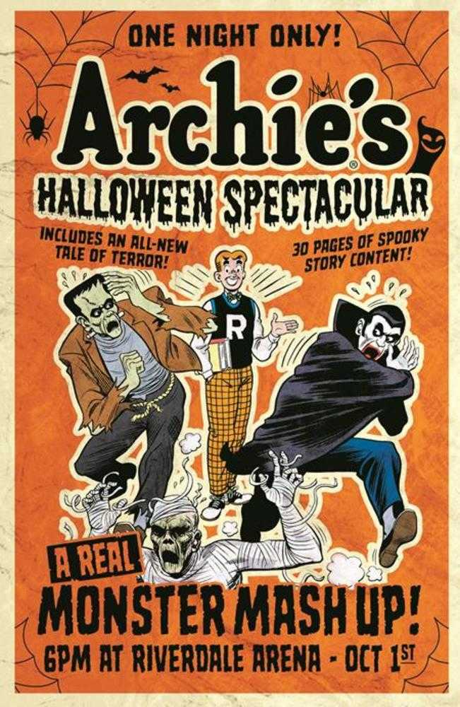 Archies Halloween Spectacular 1 (One Shot) Cover B Bob White Retro Art Variant - Walt's Comic Shop