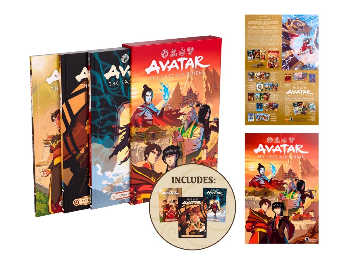 Avatar: The Last Airbender - Fire And Family Treasury Boxed Set - Walt's Comic Shop