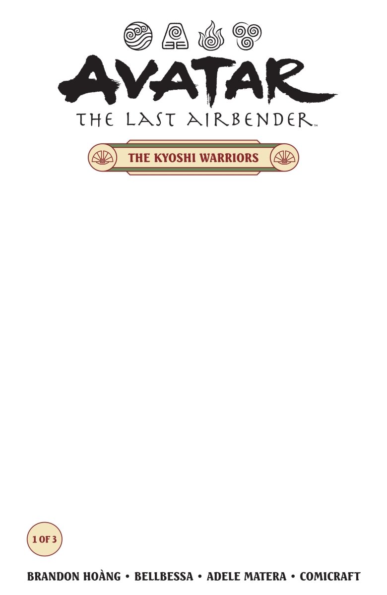 Avatar: The Last Airbender The Kyoshi Warriors 1 (Cover B) (Blank Cover) - Walt's Comic Shop