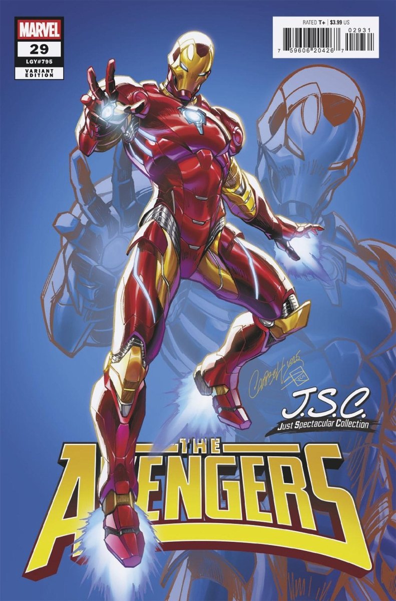 Avengers 29 J. Scott Campbell Just Spectacular Collection Variant - Walt's Comic Shop