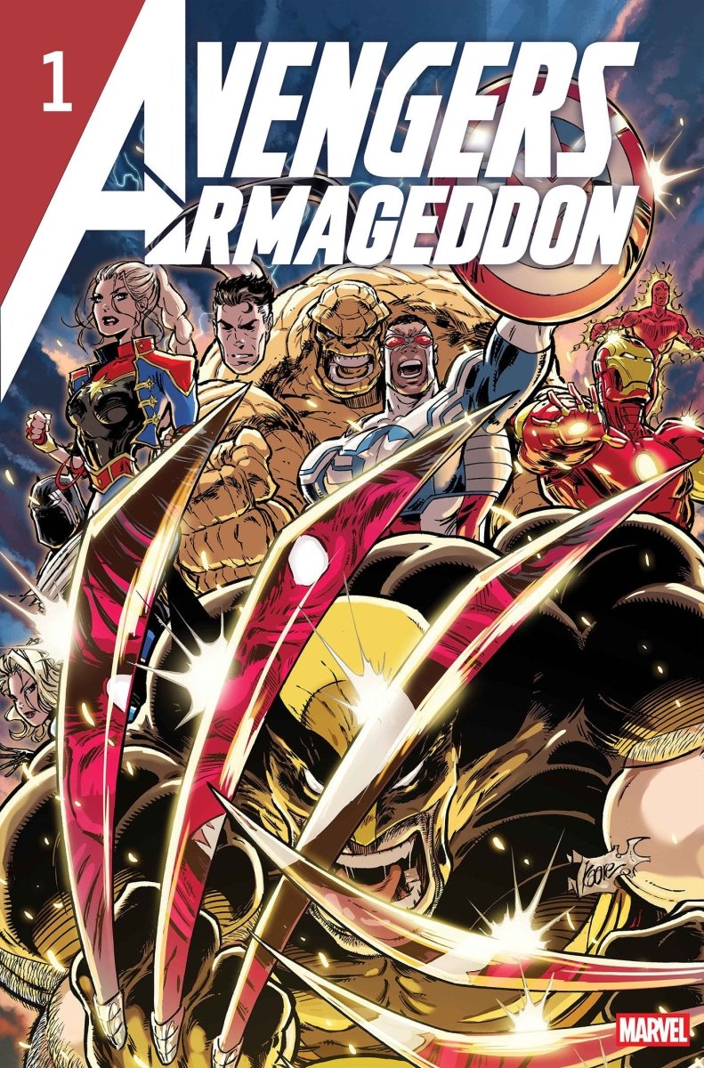 プロモ付Avengers Armageddon #1 Kaare Andrews Avengers: Armageddon #1 Kaare Andrews Foil Variant