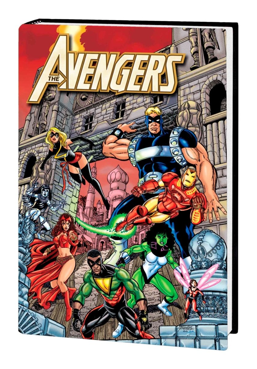 Avengers By Busiek & Perez Omnibus Vol. 2 George Perez Time - Lost Cover HC [New Printing, DM Only] - Walt's Comic Shop