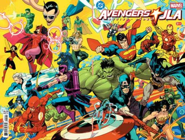 Avengers JLA #2 (Of 4) Facsimile Edition Cover B Dan Mora Variant