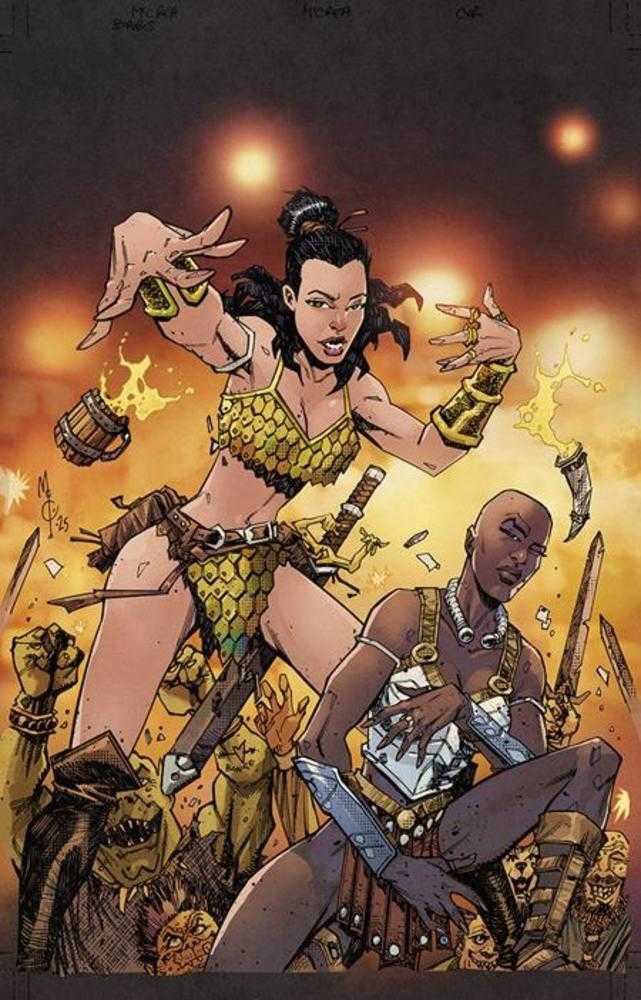 Babs The Black Road South 1 (Of 6) Cover B 3 Copy John Mccrea Unlock Variant (Mature) - Walt's Comic Shop
