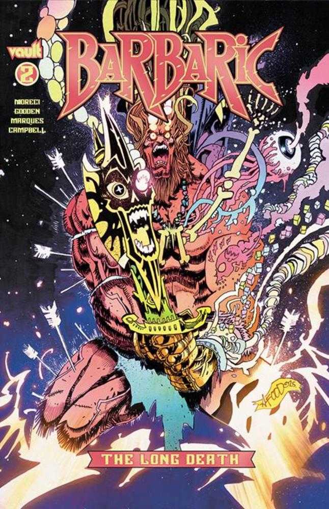 Barbaric The Long Death 2 (Of 3) Cover B Jim Mahfood Variant - Walt's Comic Shop