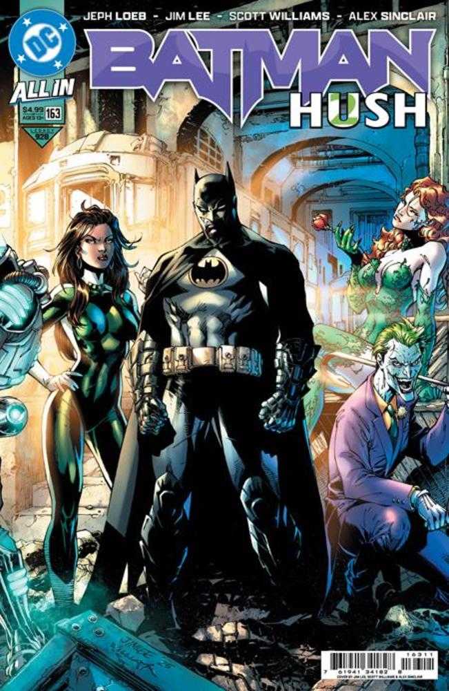 Batman 163 Cover A Jim Lee & Scott Williams Batman Connecting Middle Alternate Color - Walt's Comic Shop