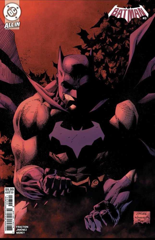 Batman 3 Cover B Jim Lee Card Stock Variant - Walt's Comic Shop