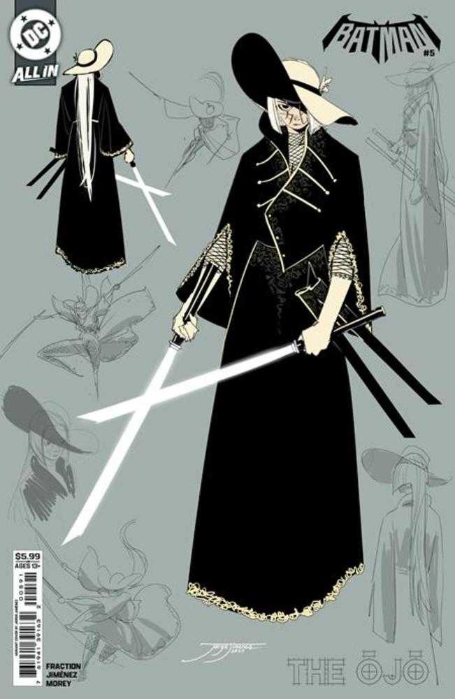 Batman 5 Cover G Jorge Jimenez The Ojo Design Card Stock Variant - Walt's Comic Shop