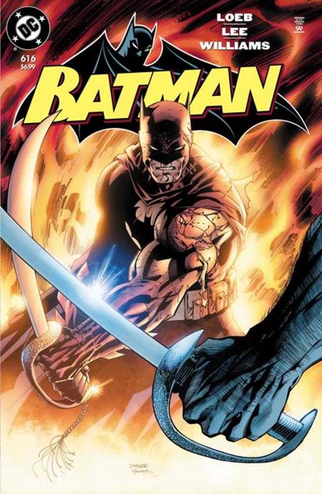 Batman #616 Facsimile Edition Cover B Jim Lee & Scott Williams Foil Variant - Walt's Comic Shop