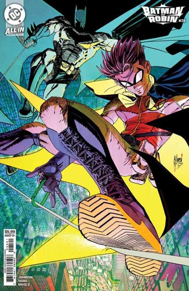 Batman And Robin 25 Cover B Guillem March Card Stock Variant - Walt's Comic Shop
