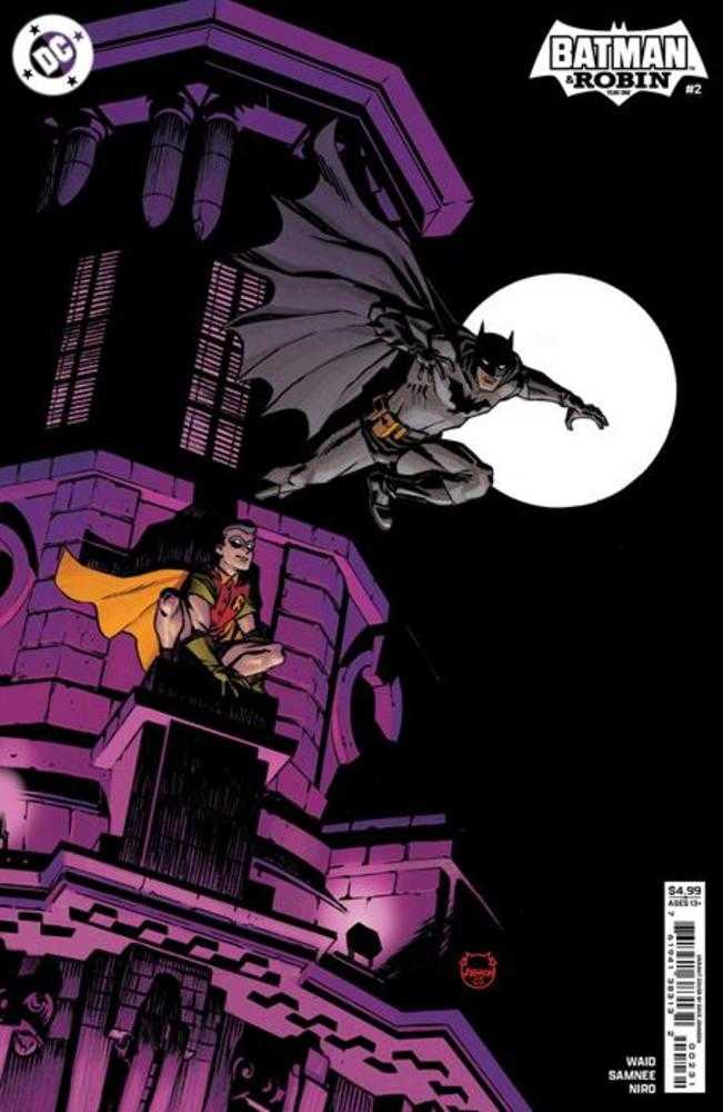 Batman And Robin Year One #2 (Of 12) Cover C Dave Johnson Card Stock Variant - Walt's Comic Shop