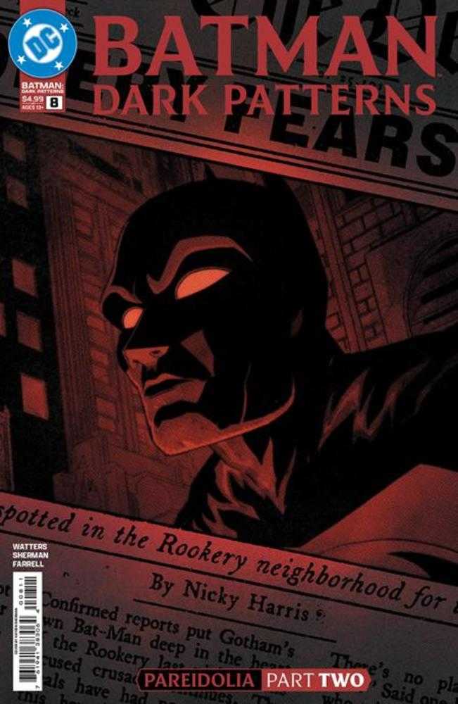 Batman Dark Patterns 8 (Of 12) Cover A Hayden Sherman - Walt's Comic Shop
