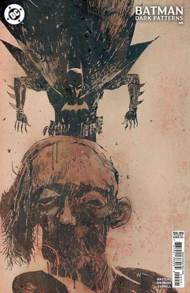 Batman Dark Patterns 9 (Of 12) Cover B Ashley Wood Card Stock Variant - Walt's Comic Shop