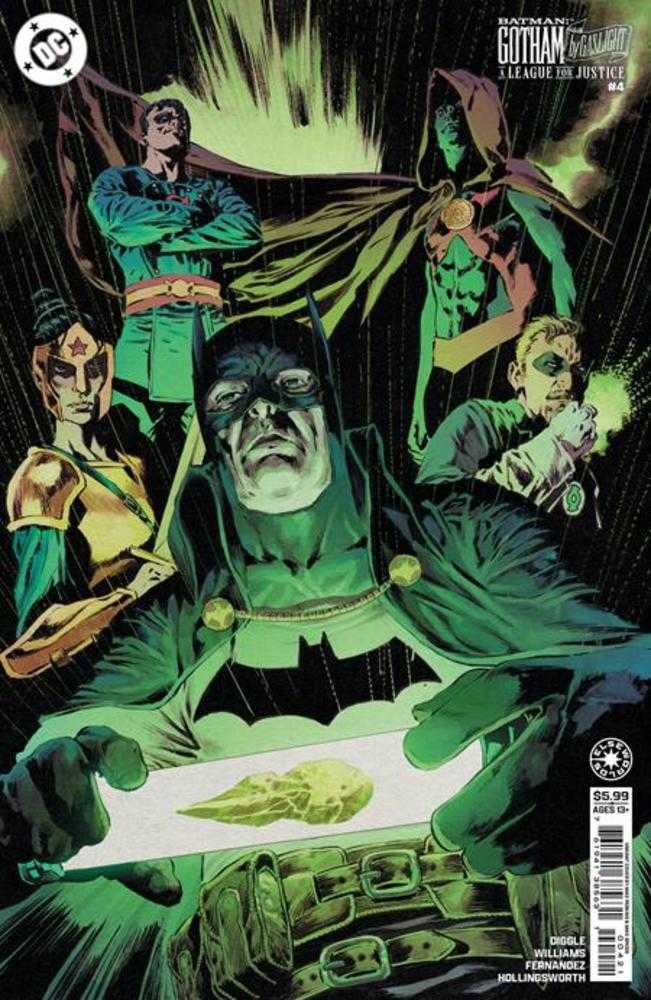 Batman Gotham By Gaslight A League For Justice 4 (Of 6) Cover C Mike Perkins Card Stock Variant - Walt's Comic Shop