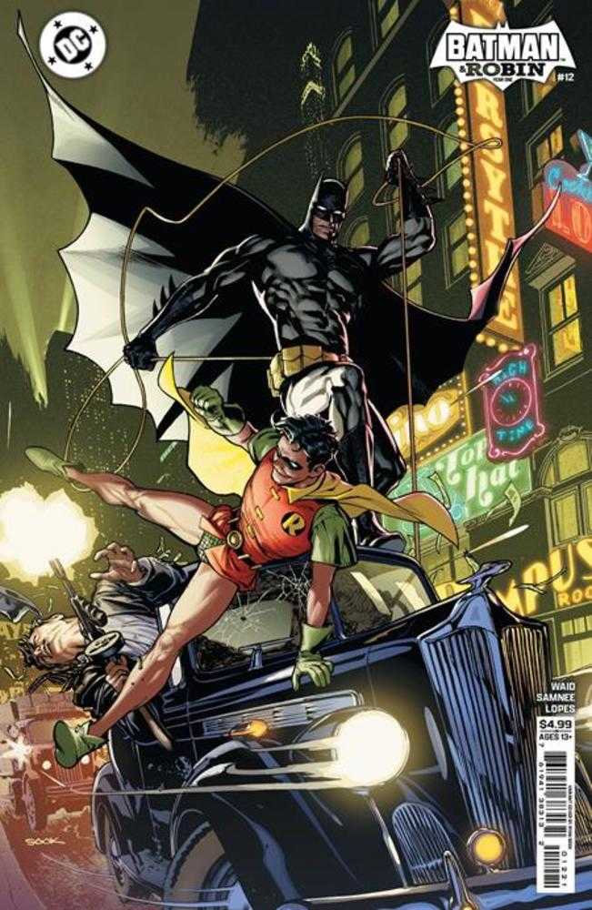 Batman & Robin Year One 12 (Of 12) Cover C Ryan Sook Card Stock Variant - Walt's Comic Shop