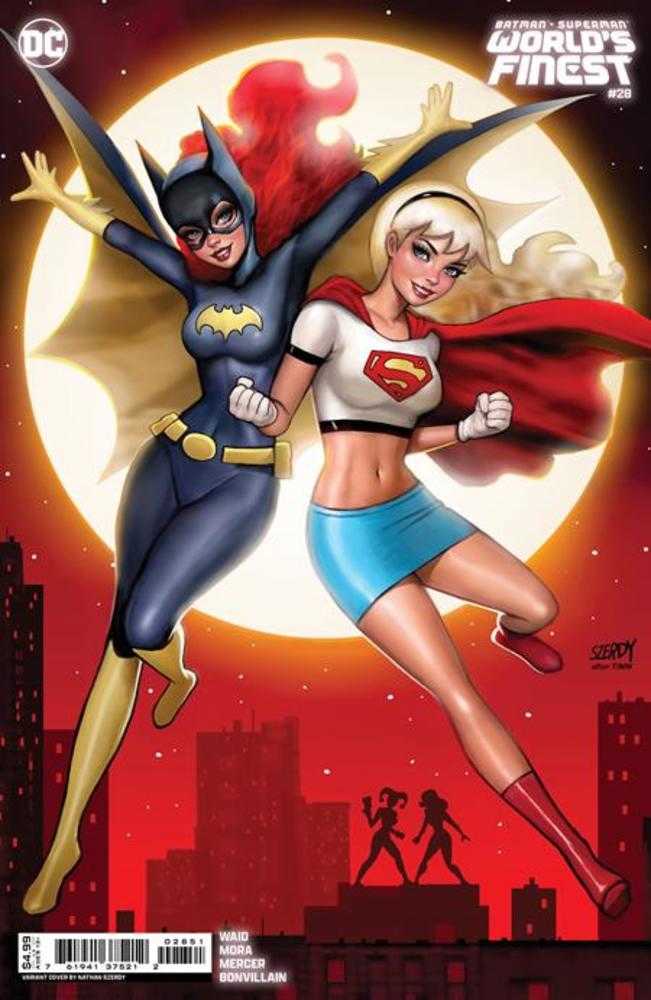 Batman Superman Worlds Finest #28 Cover B Nathan Szerdy Card Stock Variant - Walt's Comic Shop