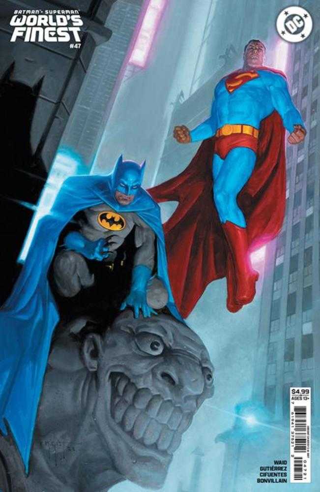 Batman Superman Worlds Finest 47 Cover B Em Gist Card Stock Variant - Walt's Comic Shop