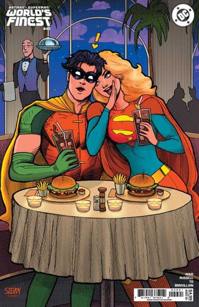 Batman Superman Worlds Finest 49 Cover B Nathan Szerdy Card Stock Variant - Walt's Comic Shop