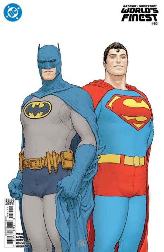 Batman Superman Worlds Finest #50 Cover B Frank Quitely Card Stock Var