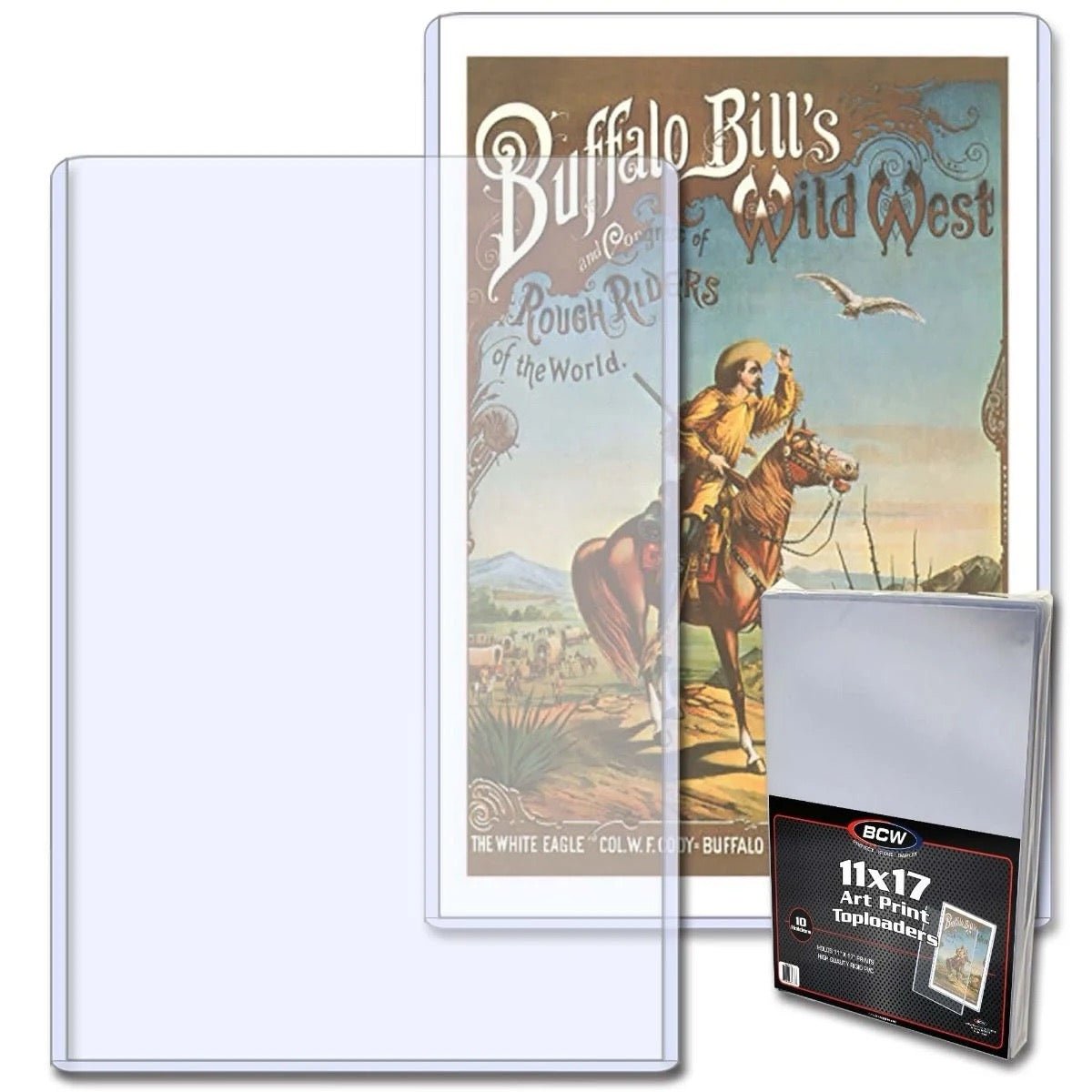 BCW 11x17 Art Print Topload Holder (Pack Of 10) - Walt's Comic Shop