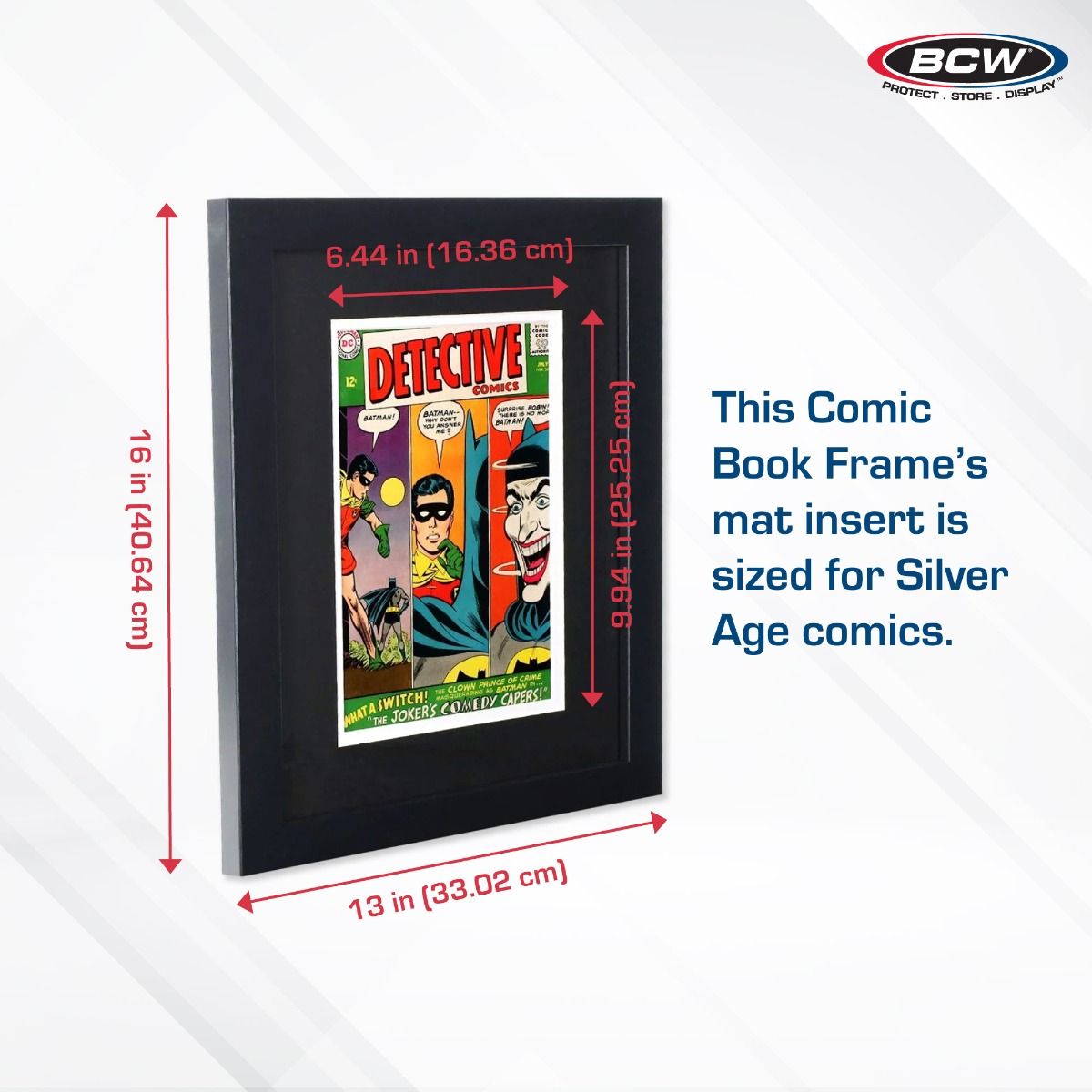 BCW Comic Book Frame for Silver Age (Wood, UV Protection) - Walt's Comic Shop