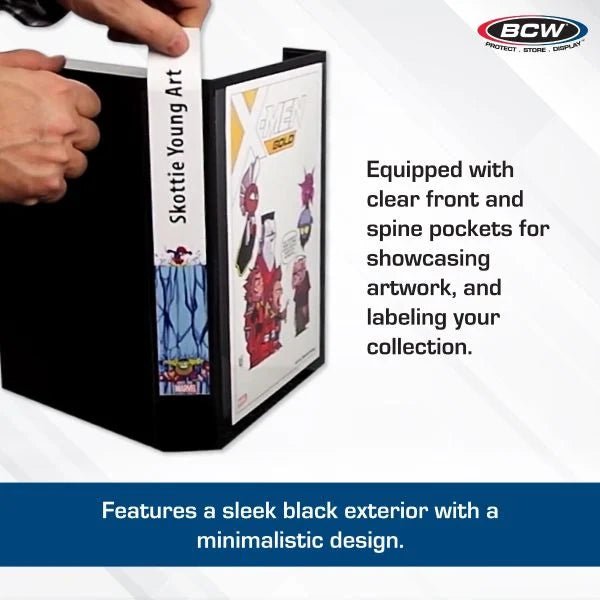 BCW Comic Book Stor - Folio - Black - Walt's Comic Shop