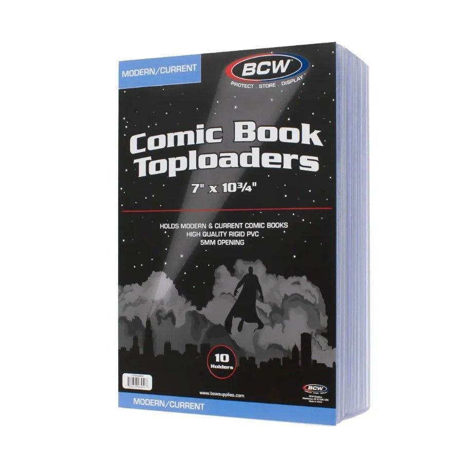 BCW - Comic Current Toploaders (Pack of 10) - Walt's Comic Shop