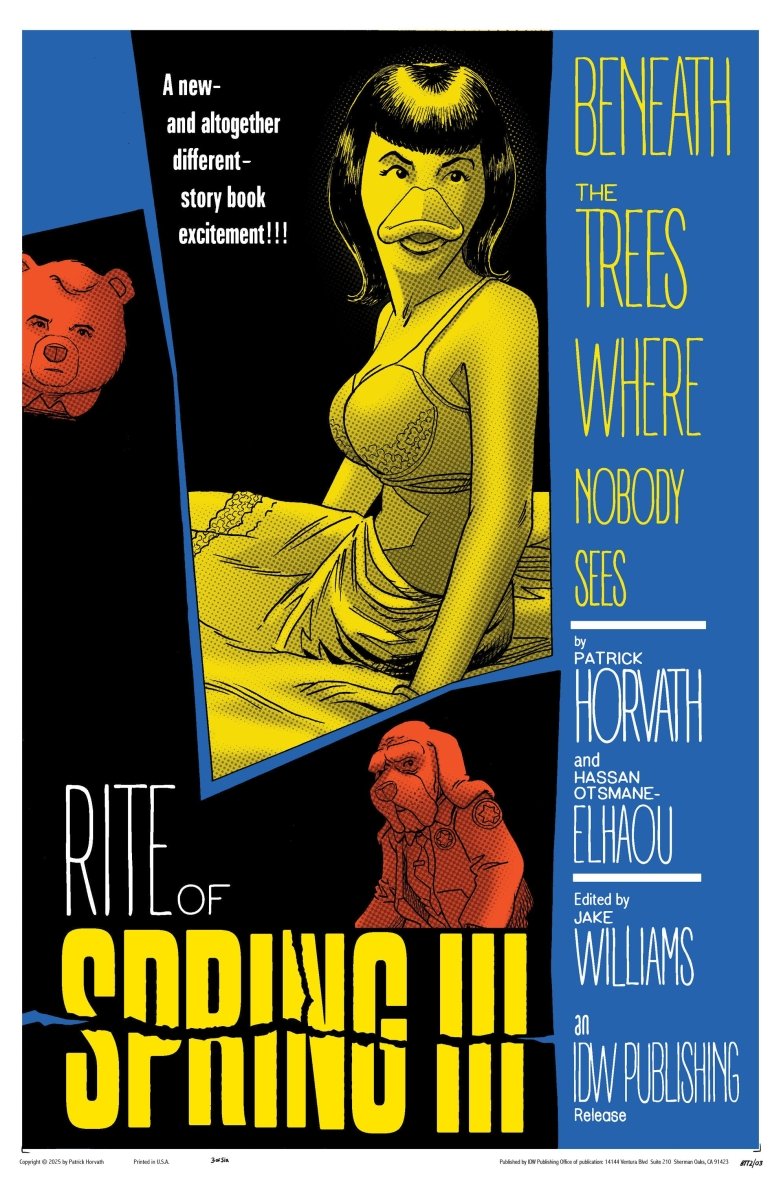 Beneath The Trees Where Nobody Sees: Rite Of Spring 3 Variant B (Fleecs Movie Homage Cover) - Walt's Comic Shop
