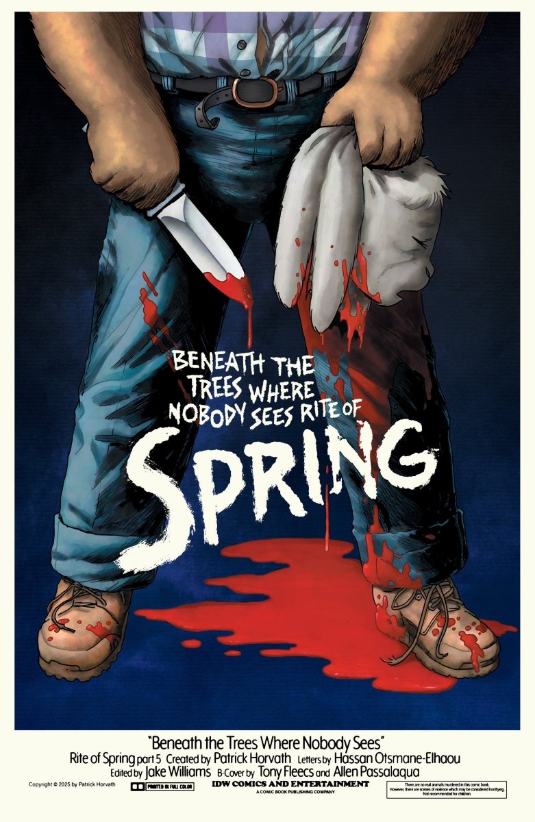 Beneath The Trees Where Nobody Sees: Rite Of Spring 5 Variant B (Fleecs Movie Homage Cover) - Walt's Comic Shop