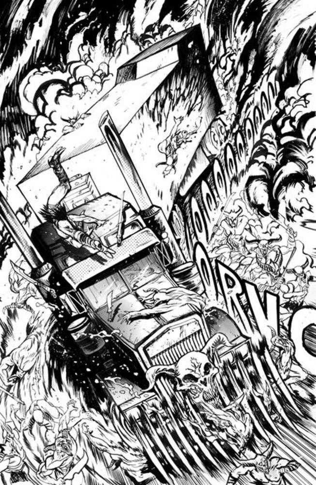 Big Rig 1 Cover H Daniel Warren Johnson Bw 1:25 Ratio Variant - Walt's Comic Shop