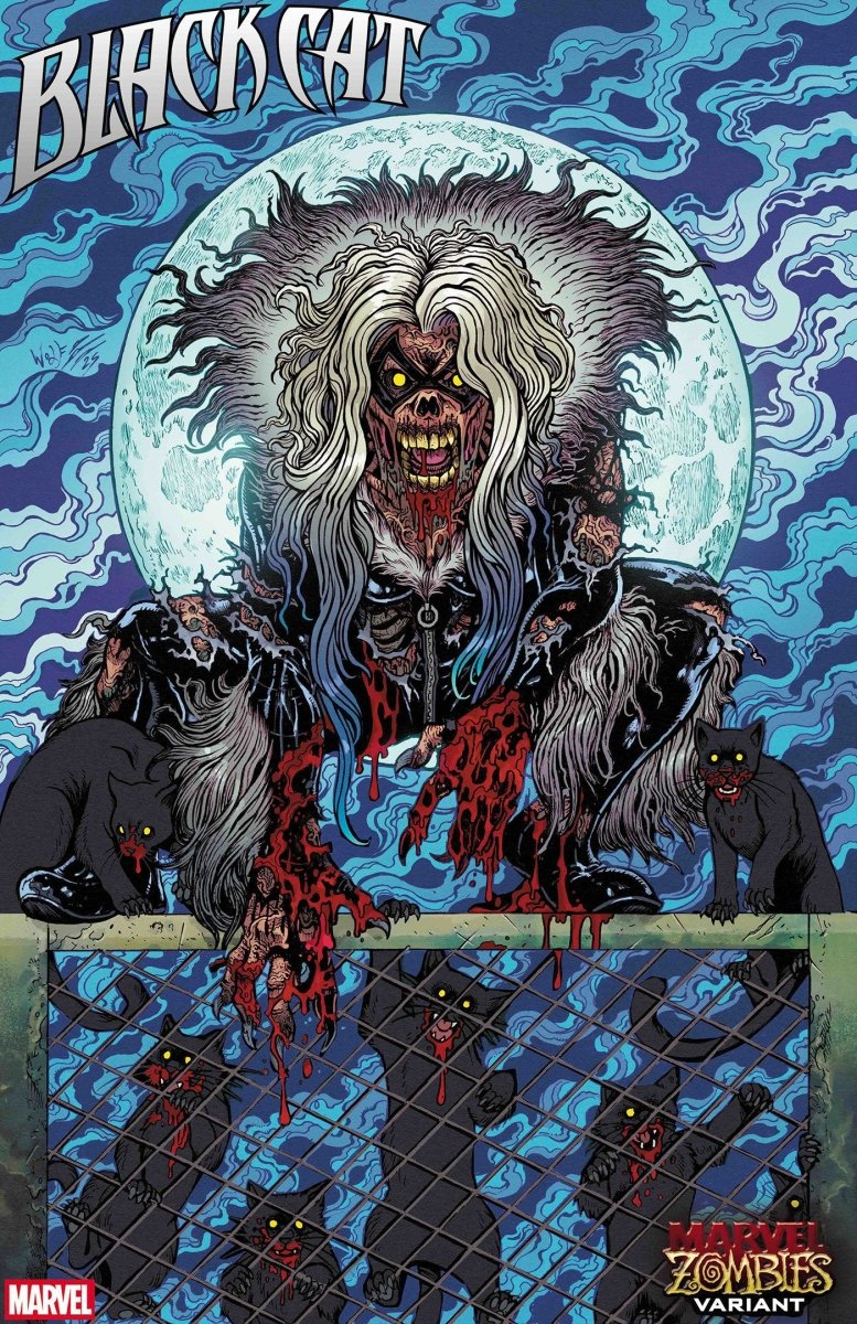Black Cat 3 Maria Wolf Marvel Zombies Variant - Walt's Comic Shop