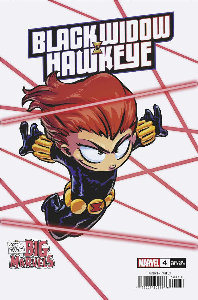 Black Widow & Hawkeye #4 Skottie Young'S Big Marvel Variant - Walt's Comic Shop