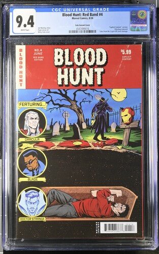 Blood Hunt: Red Band #4 - Betsy Cola Ratio Variant CGC 9.4 - Walt's Comic Shop