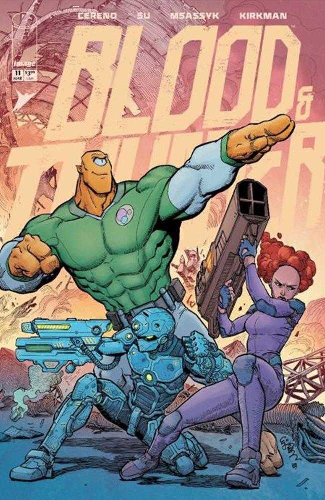 Blood & Thunder 11 Cover E Ej Su & Msassyk Invincible Team Up Variant (Mature) - Walt's Comic Shop