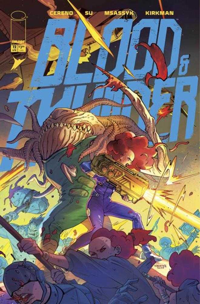 Blood & Thunder 12 Cover C Haining 1:10 Ratio Variant (Mature) - Walt's Comic Shop