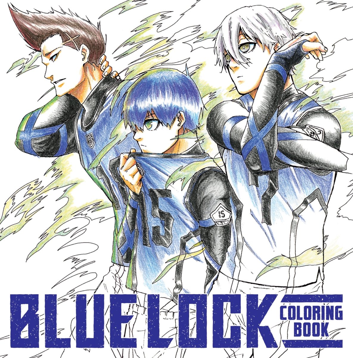 Blue Lock Coloring Book - Walt's Comic Shop