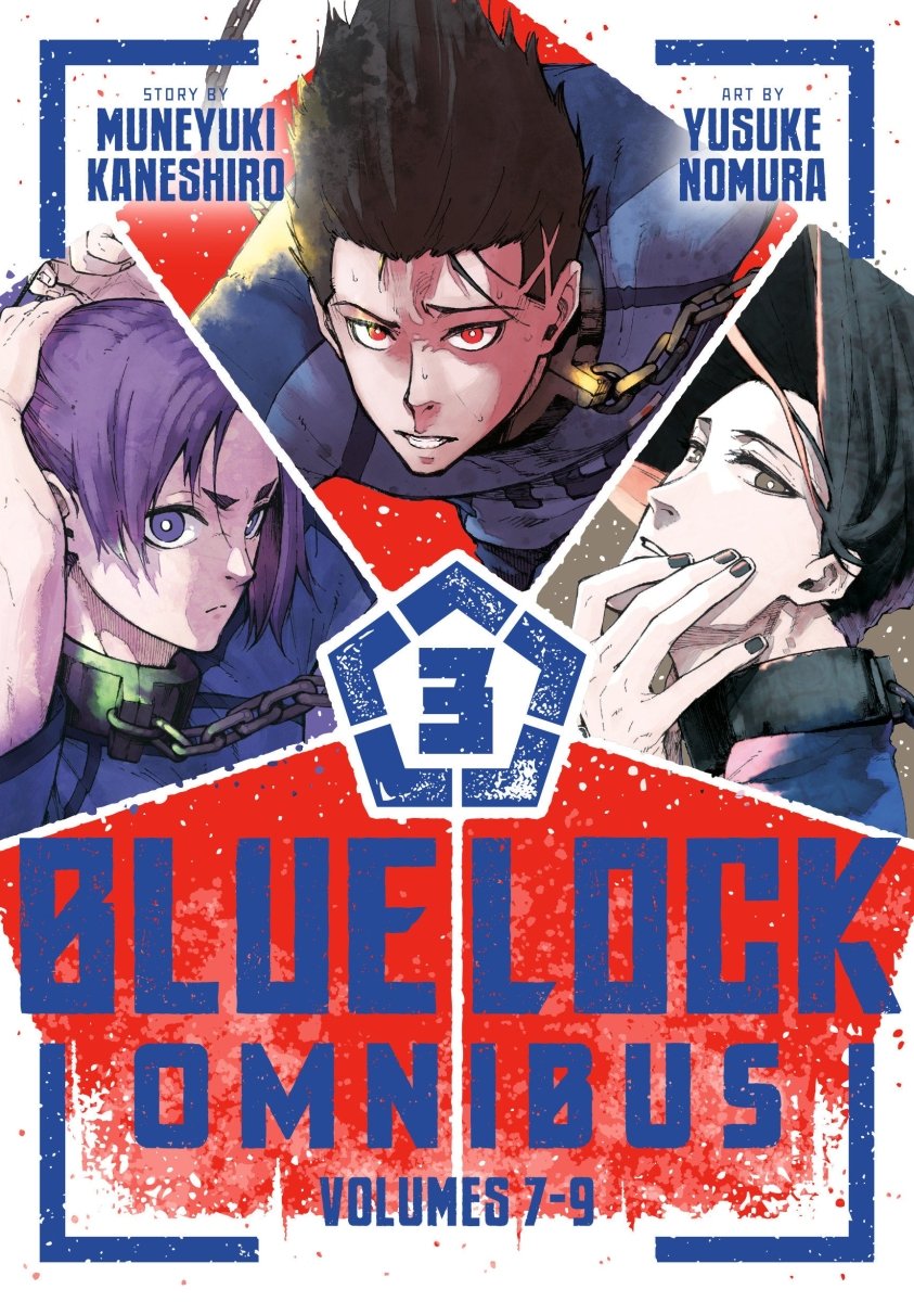 Blue Lock Omnibus 3 (Vol. 7 - 9) *PRE - ORDER* - Walt's Comic Shop
