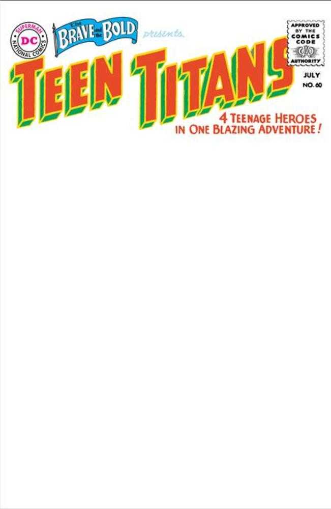 Brave And The Bold 60 Facsimile Edition Cover C Blank Variant - Walt's Comic Shop