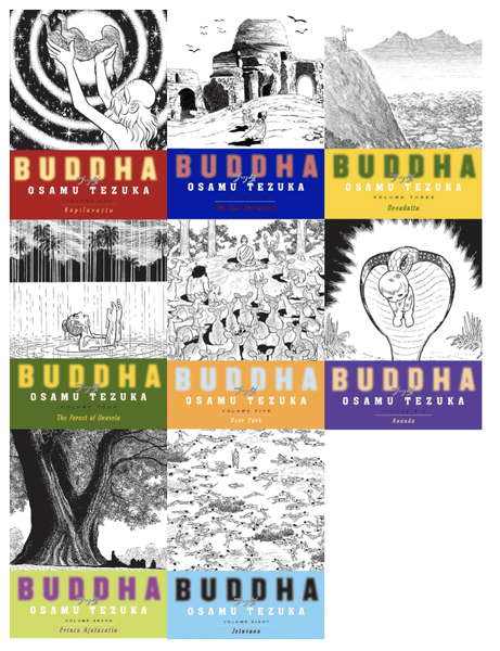 Osamu Tezuka 『Buddha 全8巻セット』 (English) buddha-bundle-vol-1-8-