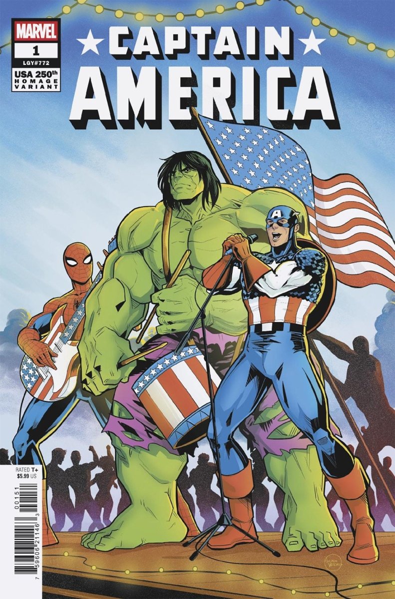 Captain America 1 Luciano Vecchio 250 Th Homage Variant - Walt's Comic Shop